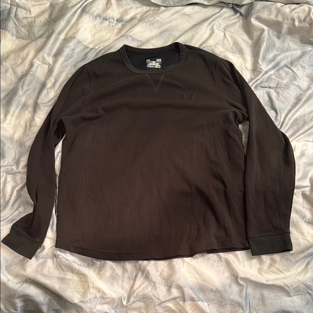 Under Armour Black Crewneck Sweater Essential Comfort
